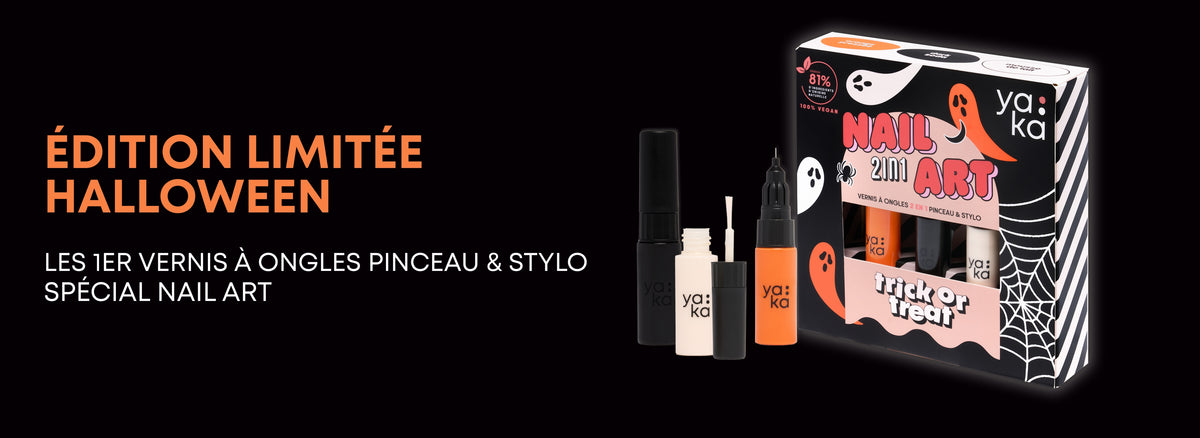 Coffret vernis à ongles YAKA le premier vernis à ongles pinceau et stylo spécial nail art