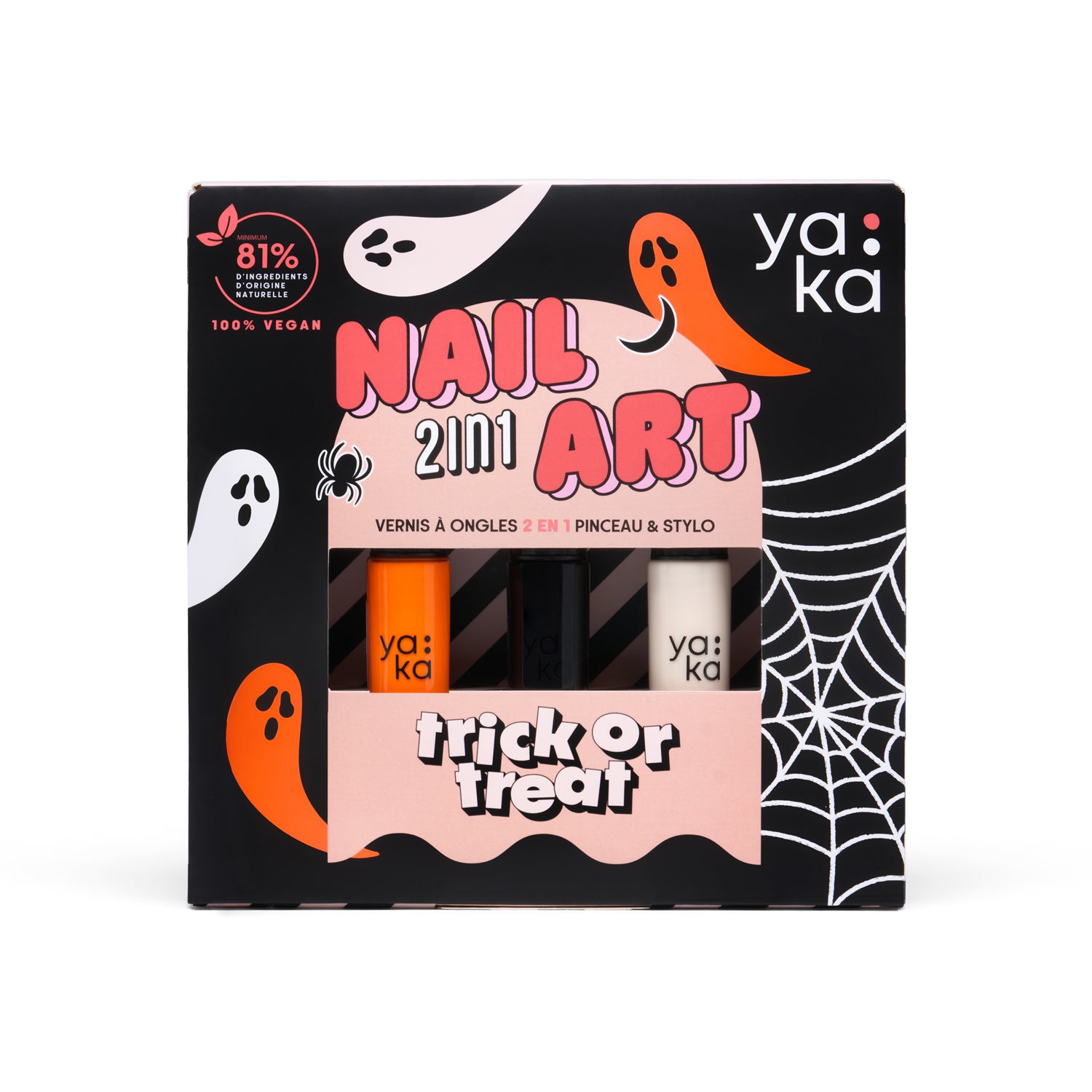 Coffret vernis à ongles spécial nail art HalloweenYAKA
