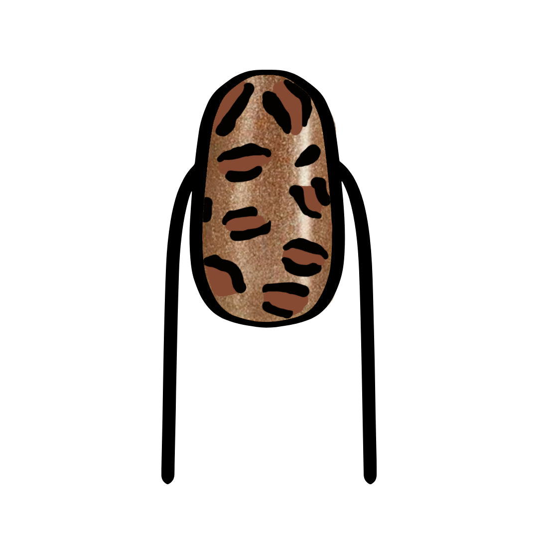 Tutoriel pour créer son nail art léopard pour les fêtes