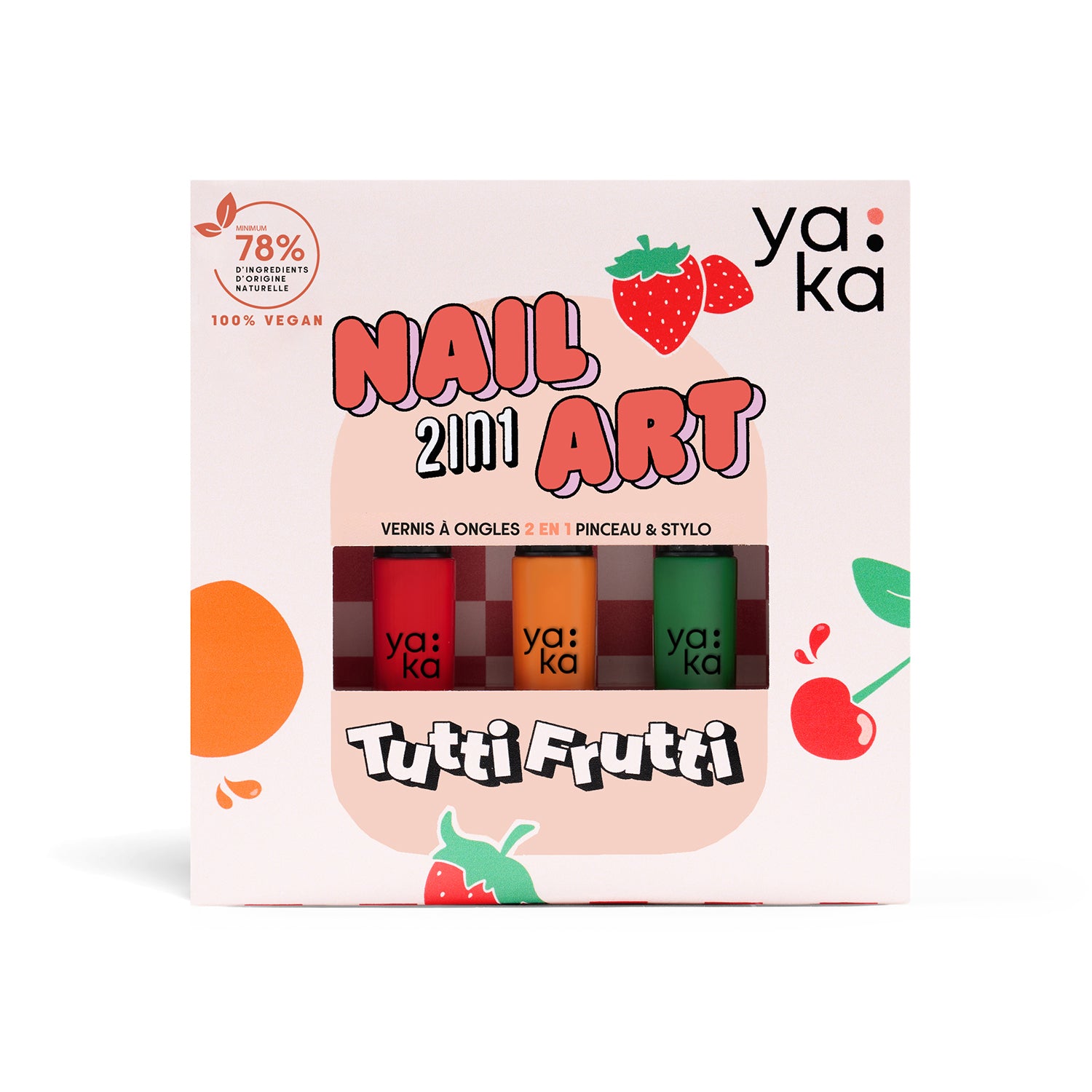 Coffret vernis à ongles 2en1 - Tutti Frutti - ÉDITION LIMITÉE - NEW
