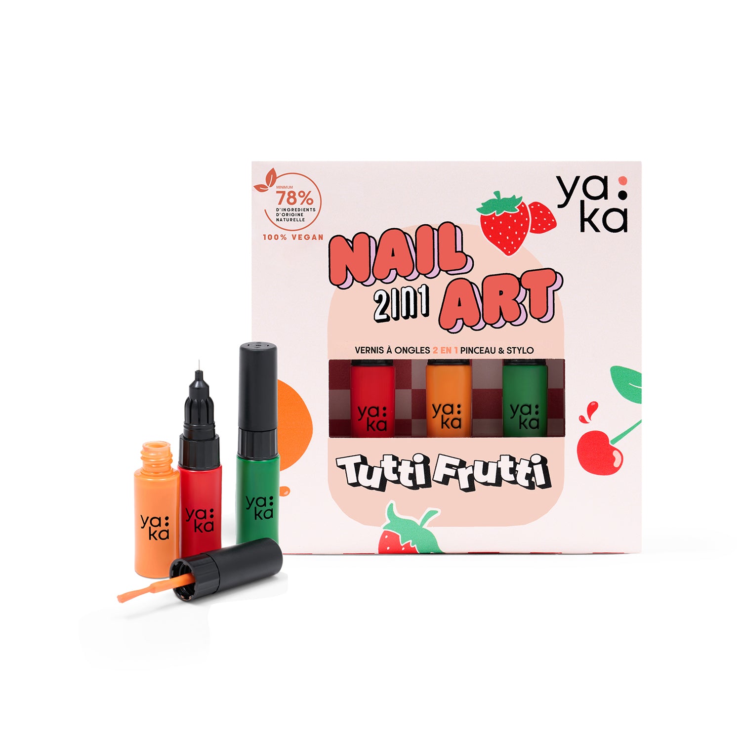 Coffret vernis à ongles 2en1 - Tutti Frutti - ÉDITION LIMITÉE - NEW