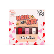Coffret vernis à ongles 2en1 - Kiss Kiss