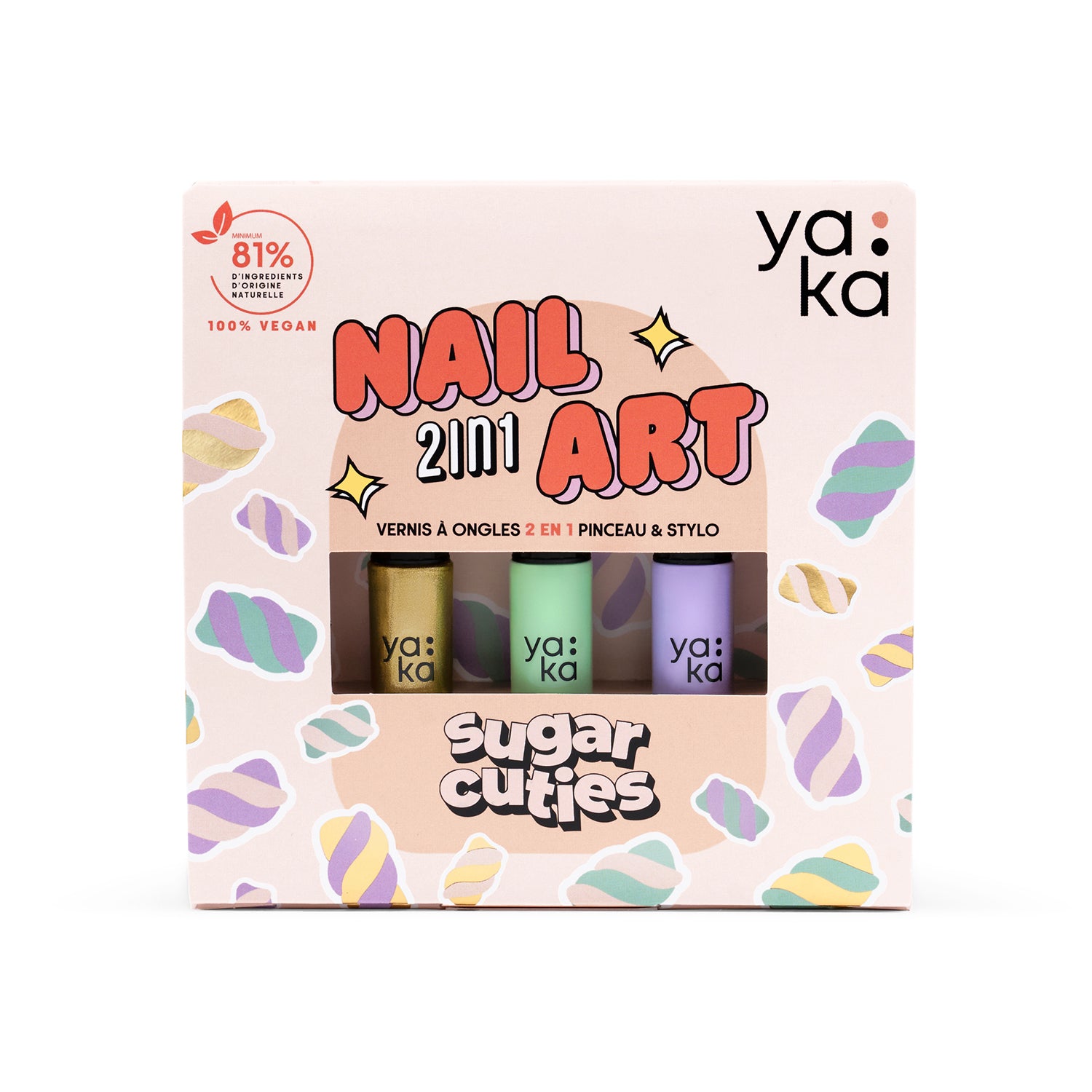 Coffret vernis à ongles 2en1 - Sugar Cuties - NEW