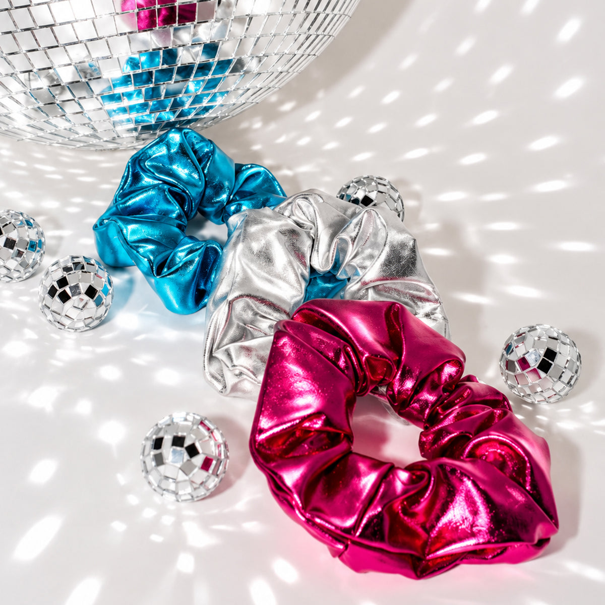 Lot de 3 chouchous Disco Flash