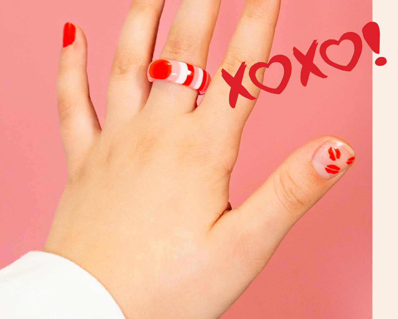 Comment faire n nail art bisou