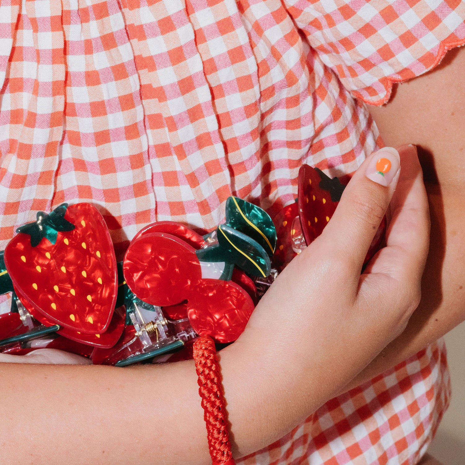 Pince à cheveux Fraise